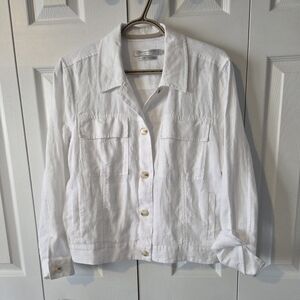 Simons White Utility Jacket for Women